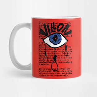 François Villon - The Ballad of Hanged Men (Red) Mug